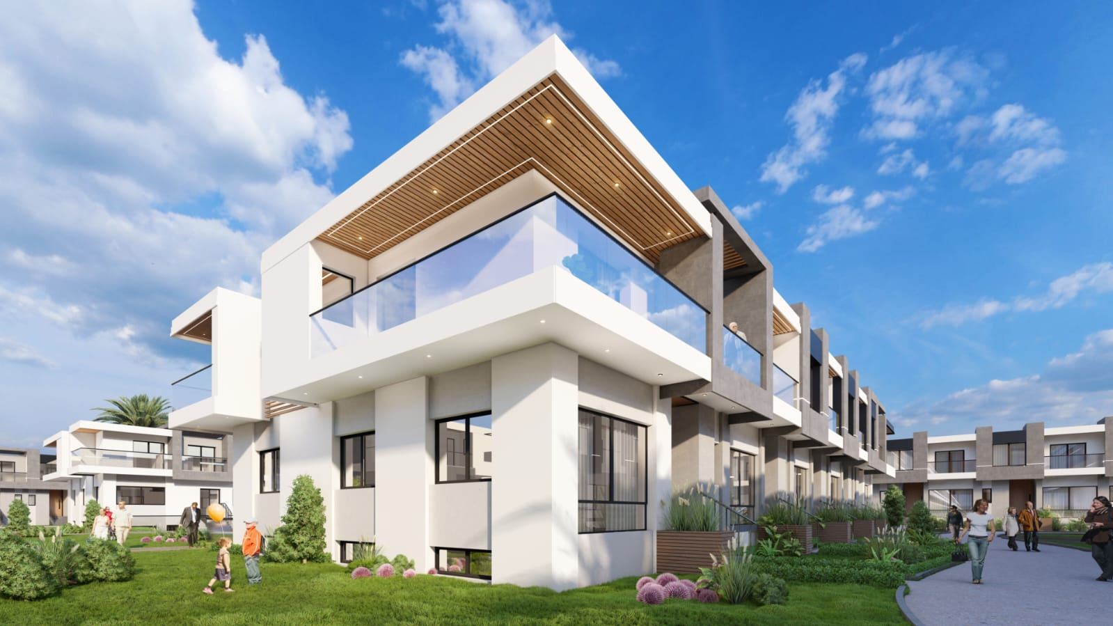 Vue premium des bungalows Dyar Val d'Or